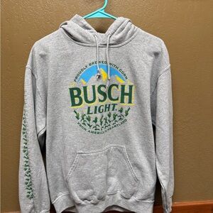 Busch Light Gray Men's Hoodie Brew City